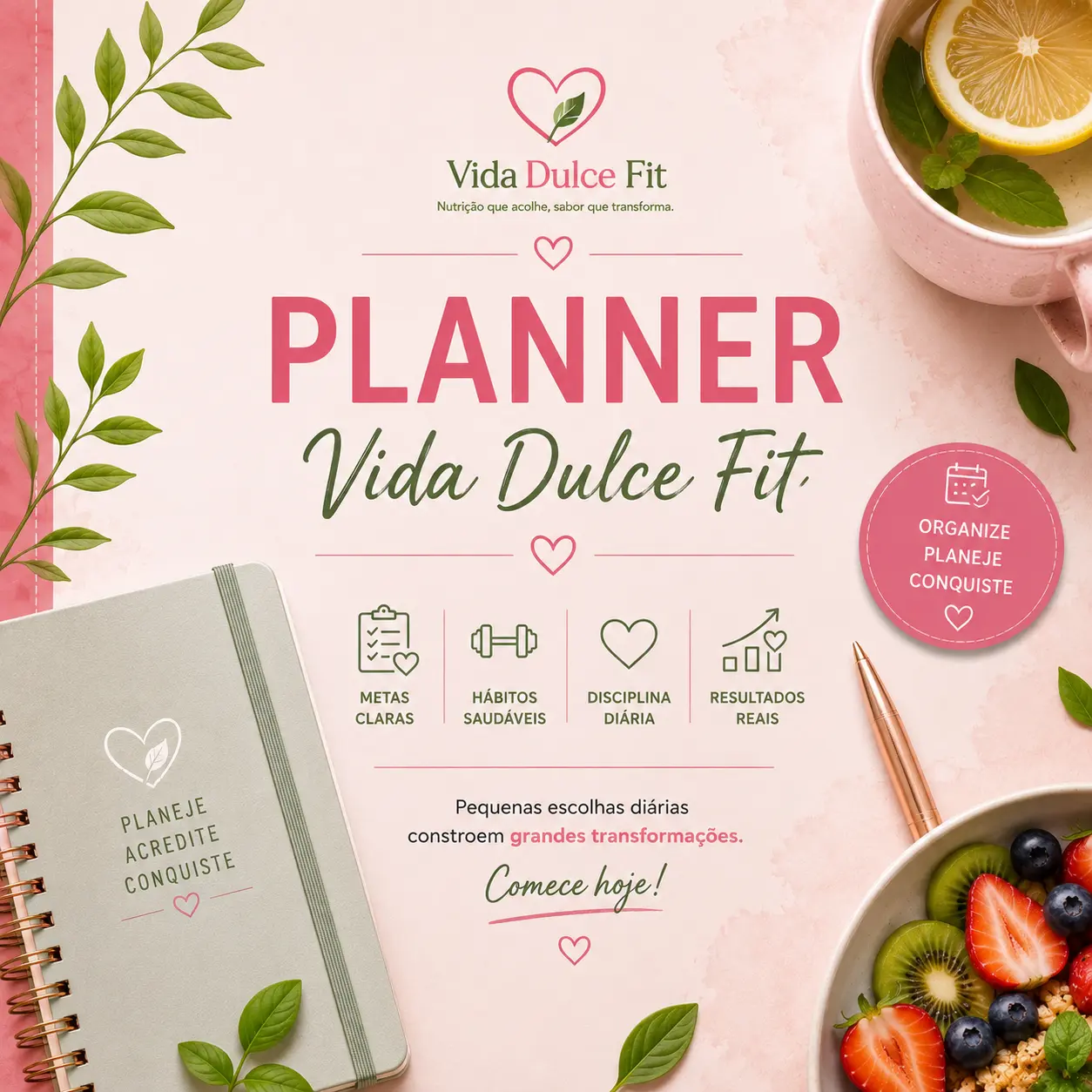 Planner Vida Dulce Fit